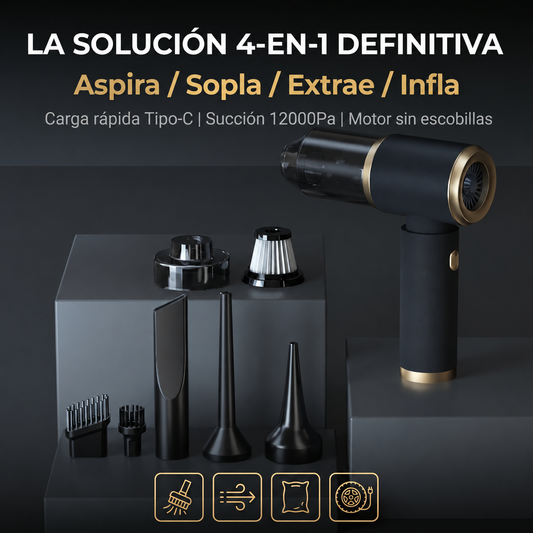 Aspiradora inalámbrica multifunción